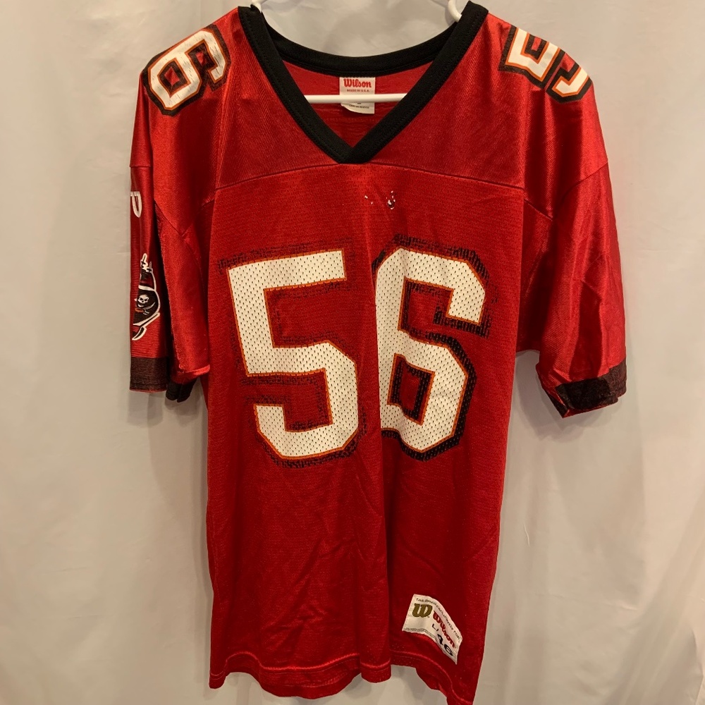Wilson Tampa Bay Buccaneers Hardy Nickerson #56 On Field Football Jersey Size XL